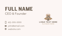 Carpentry Wood Flooring Business Card Image Preview