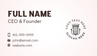 Antique Heritage Column Business Card Design