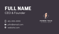Energy Lightning Electricity Business Card Image Preview
