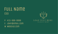 Wreath Crown Diamond Jeweler Business Card Image Preview