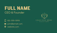 Wreath Crown Diamond Jeweler Business Card Preview