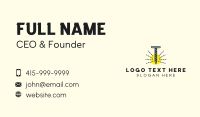 Letter T Nail Business Card Image Preview