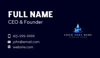 Natural Clean Water Business Card Image Preview