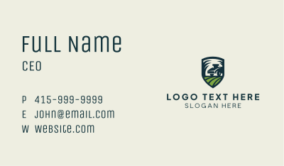 Lawn Mower Field Trimming Business Card Image Preview