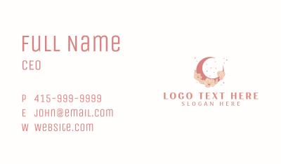 Floral Moon Boutique  Business Card Image Preview