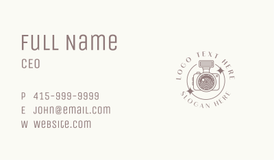 Simple Camera Photography Business Card Image Preview