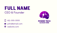 Purple Kite Sky Business Card Image Preview