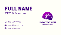 Purple Kite Sky Business Card Image Preview