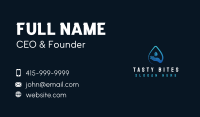 Water Hand Droplet Business Card Image Preview