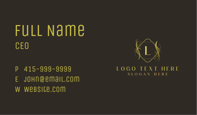 Luxury Hotel Jewelry Business Card Image Preview