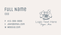 Wool Sweater Knitting  Business Card Image Preview