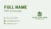 Natural Property Investment  Business Card Design
