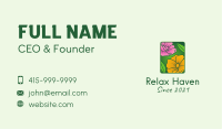 Gradient Spring Flower  Business Card Image Preview