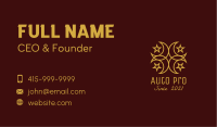 Gold Islamic Symbol  Business Card Image Preview