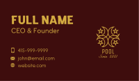 Gold Islamic Symbol  Business Card Image Preview