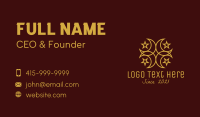 Gold Islamic Symbol  Business Card Design