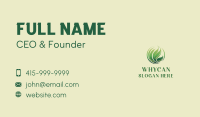 Botanical Leaf Spa Business Card Image Preview