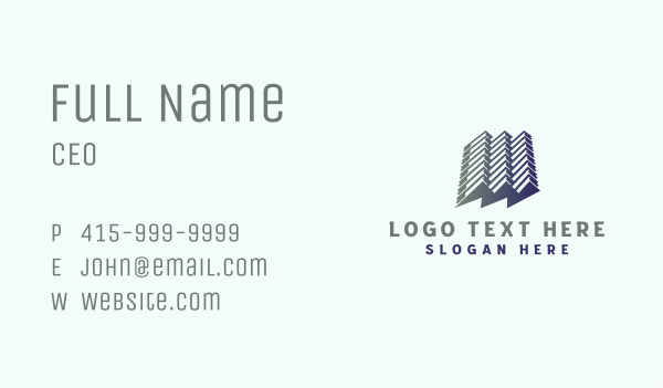 Residential Building Property Business Card Design Image Preview