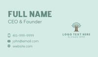 Human Tree Care Business Card Design