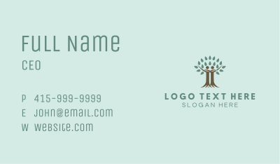 Human Tree Care Business Card Image Preview