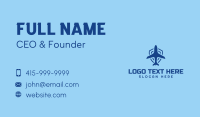 Plane Airline Shield Business Card Image Preview