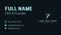 Logistics Freight Arrow Business Card Design