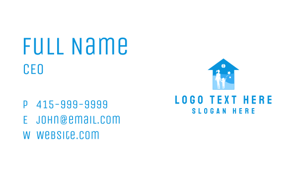 Blue Parenting Counsel Business Card Design Image Preview