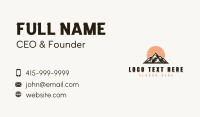 Mountain Outdoor Adventure Business Card Image Preview