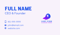 Beauty Lady Hair Business Card Image Preview