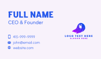 Beauty Lady Hair Business Card Design