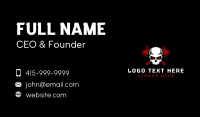 Skull Axe Hunter Business Card Design