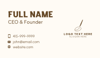 Coffee Bean Drawing Business Card Preview