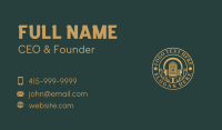 Radio Microphone Podcast Business Card Preview