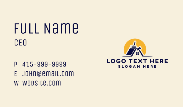 Handyman Roofing Tools Business Card Design Image Preview