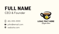 Coffee Clock Mug  Business Card Image Preview