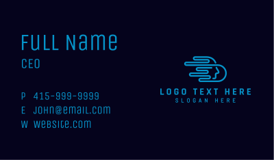 AI Technology Bot Business Card Image Preview