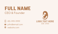 Brown Parenting Breastfeeding  Business Card Image Preview