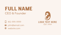 Brown Parenting Breastfeeding  Business Card Design