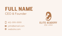 Brown Parenting Breastfeeding  Business Card Image Preview