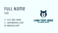 Gaming Wild Wolf Business Card Image Preview