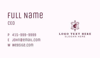 Sacher Torte Pastry Cake Business Card Image Preview