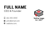 Sushi Book Recipe  Business Card Image Preview