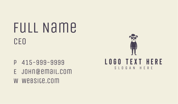 Dog Fashion Clothing Business Card Design Image Preview