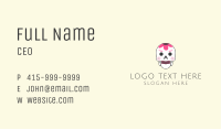 Festive Floral Skull Business Card Image Preview