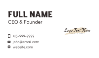 Accessory Boutique Apparel  Business Card Image Preview