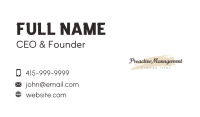 Accessory Boutique Apparel  Business Card Image Preview