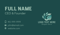  Wellness Nature Leaves Business Card Image Preview