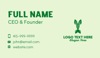 Leaf Organic Chemistry  Business Card Image Preview