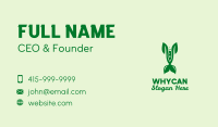 Leaf Organic Chemistry  Business Card Image Preview