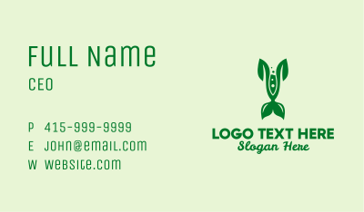 Leaf Organic Chemistry  Business Card